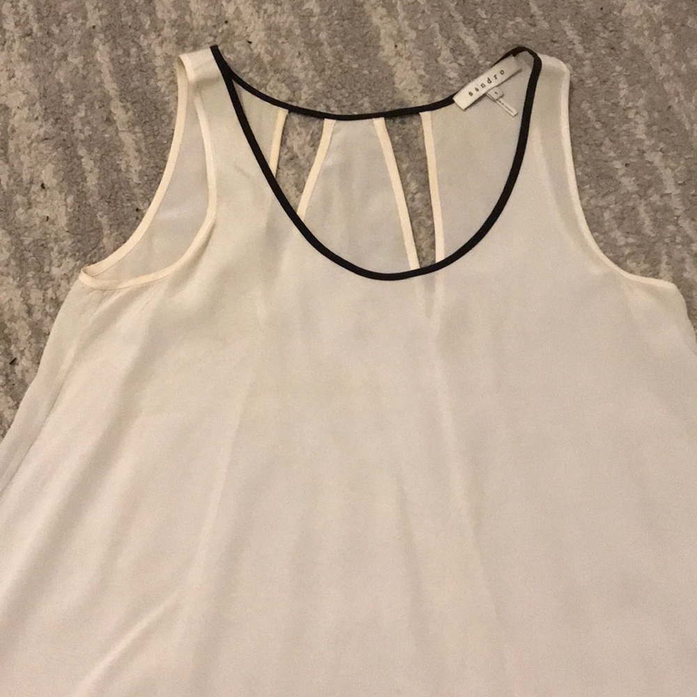 Sandro silk top